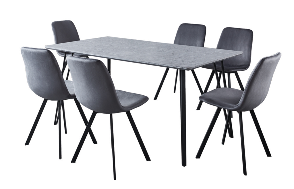 table a manger avec 6 chaises gw306